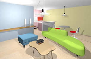 3DCAD インテリアデザイン体験