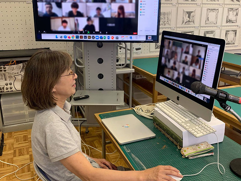 『発想演習』のリモート授業