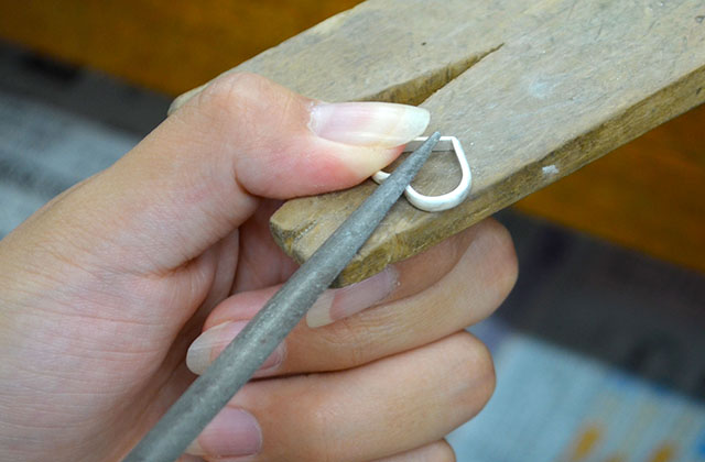 2023年7月29日(土)デザイン体験 JD科 天然パール♪ハートのペンダント