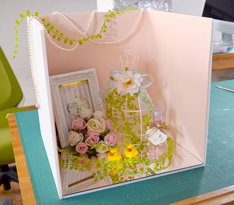 2023年7月29日(土)デザイン体験 SD科 ウィンドウディスプレイ