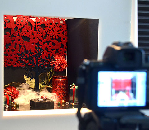 2023年7月29日(土)デザイン体験 SD科 ウィンドウディスプレイ