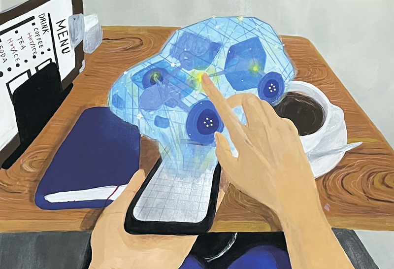 【審査員奨励賞】ビジュアルデザイン科１年生　岩田千笑