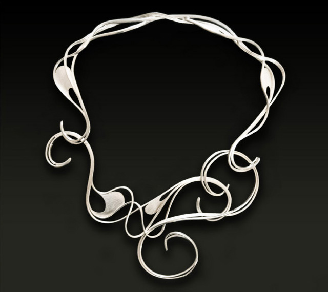【進級制作】ジュエリーデザイン料 2年 「curve」 ネックレス 小杉きら