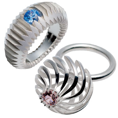 CADを用いたソリテールリング