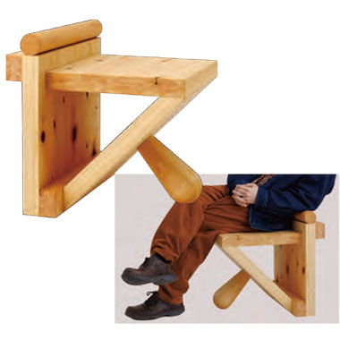 ●授業名：家具デザイン ●課題名：オリジナルチェアの設計と制作