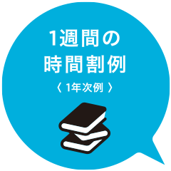 一週間の時間割　スペースデザイン科