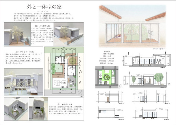 ⑥スペースデザイン科1年（進級制作） 岡田 蓮未