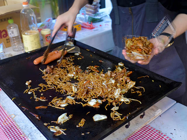 グランプリを獲得した「焼きそば」のスペースデザイン科学生有志